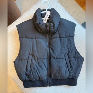 Garage Charcoal Quilted Vest